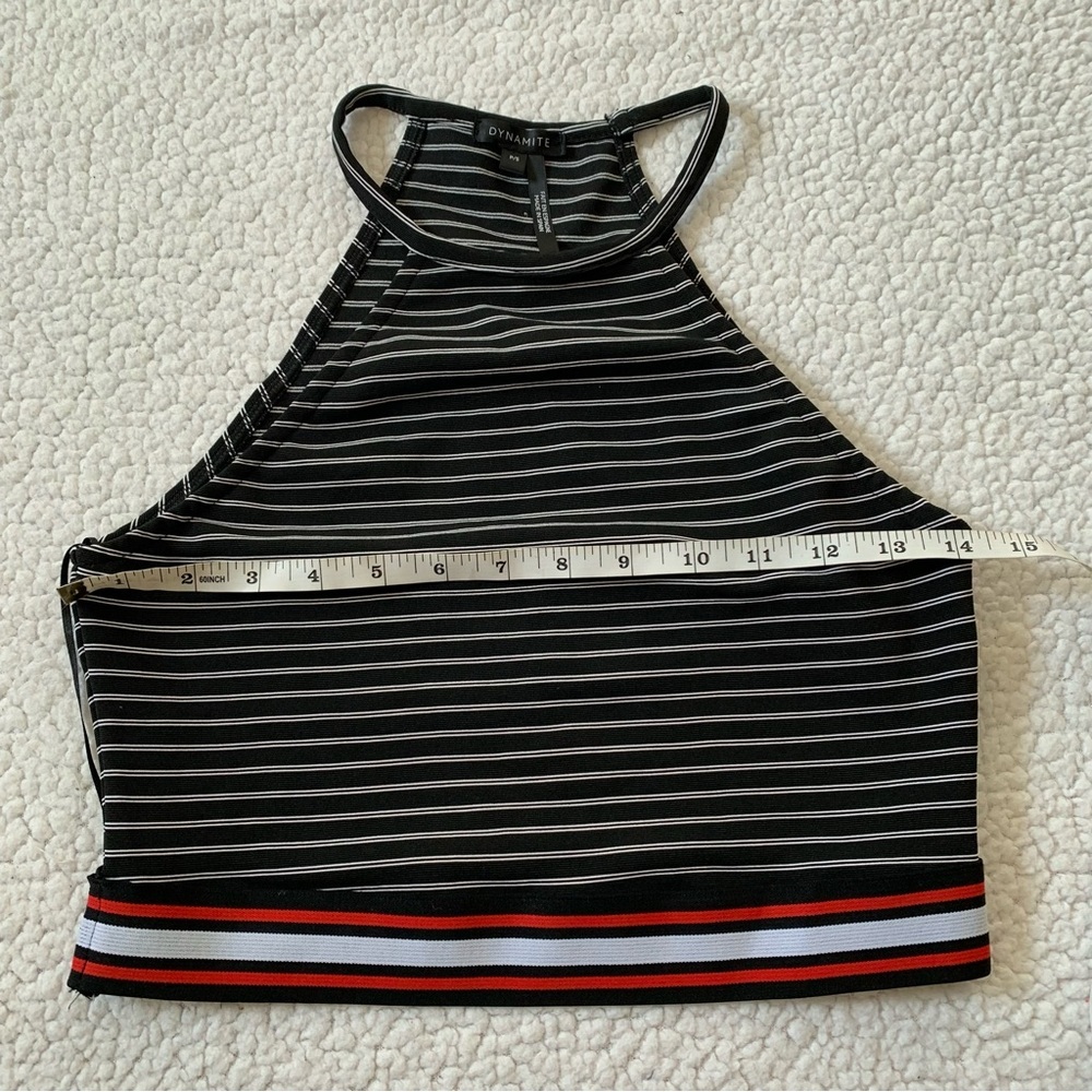 Dynamite Stripped Cropped Tanktop - Picture 6 of 6
